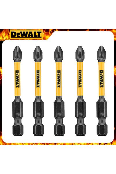 Choice PH2 57MM 5PCS DEWALT PH2 57MM 5PCS Impact Type Bits HSS Cross Screwdriver Head Electric Drill Drive