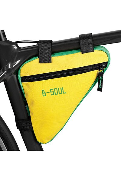 Choice yellow Mountain Bike Bag Triangle Waterproof Cycling Bag Front Tube Frame Bag Bicycle Accessories