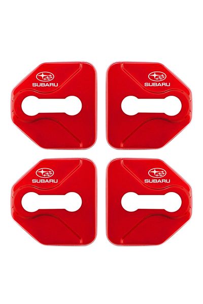 Choice red 4pcs Car Door Lock Protective Cover For SUBARU WRX STI Forester Impreza Legacy Outback BRZ Car A