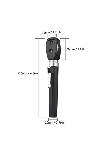 Choice1 HS-OP10S Direct Ophthalmose 5 Different Apertures Professional Portab...