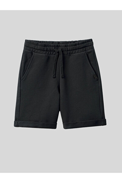 Benetton Boy's Shorts 6-14 Years Black