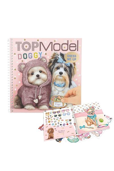 Top Model Dress Me Up Doggy TOPModel Sticker Book