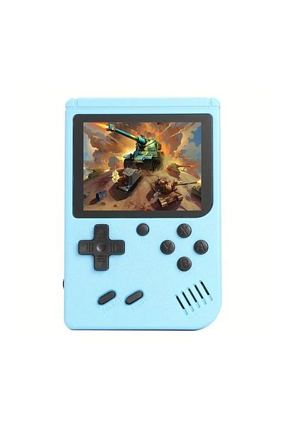 Choice Light Blue 2.4 Inch Lcd Screen Retro Video Game Console Built-in 400 In Handheld Portable Pocket Min