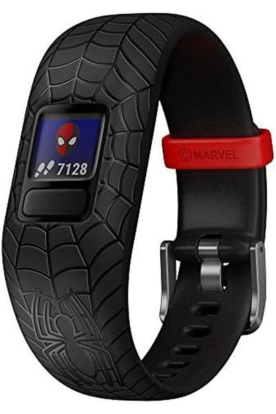 Garmin vivofit jr. 2, Kids Fitness/Activity Tracker, 1-Year Battery Life, Adjustable Band, Marvel Sp