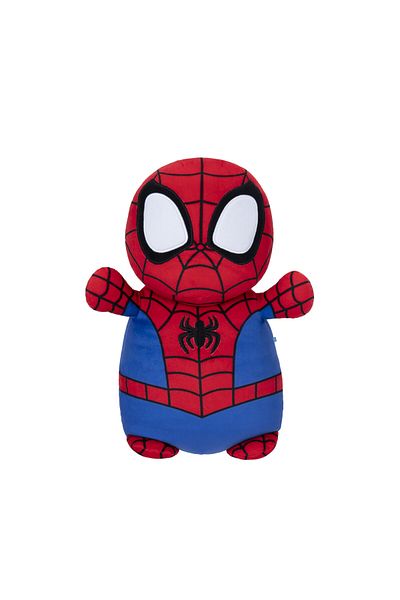 SPIDERMAN لعبة سبايدي آند فريندز سكويشميلو سبايدي ١٤ بوصة | لعبة سبايدرمان المحشوة | لعبة ناعمة