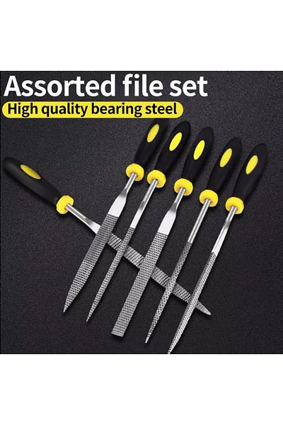 Choice 3x140mm 6 Piece Set Files Set Mini Rasp Woodworking Sanding Shaping Small Steel File Needle Metal Ha