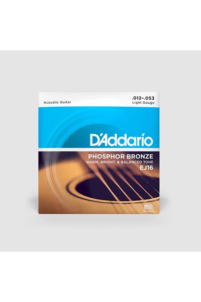 Choice 1 PCS Acoustic EJ16 12-53 EJ16 12-53 Phosphor Bronze Acoustic Guitar Strings Rich Full Tonal Spectru