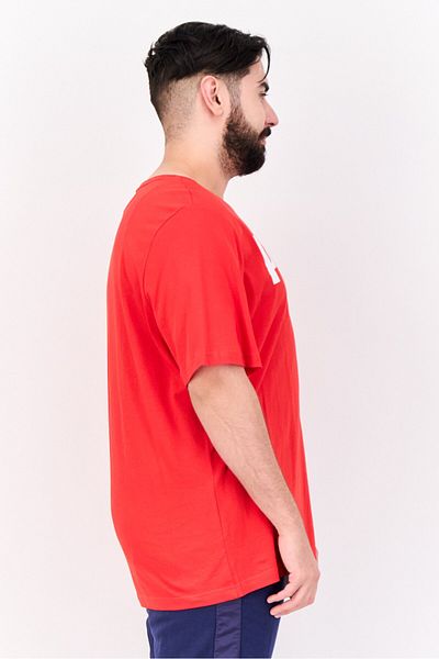 Puma Men Sportswear Fit Short Sleeve Brand Logo T-shirt, Red