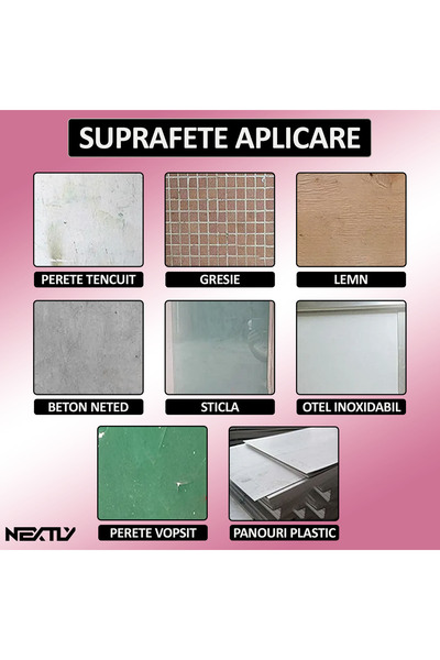 NEXTLY Set of 100 Self-Adhesive 3D Wallpaper, For Wall Or Ceiling, Waterproof, Adjustable, Surface