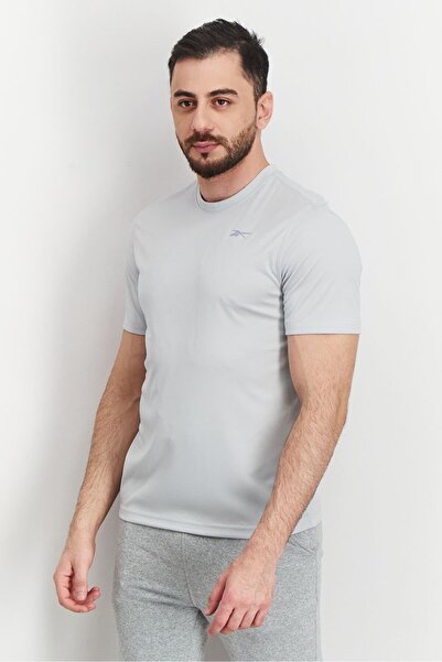 Reebok Men Sportswear Fit Short Sleeve Training T-shirt, Grey