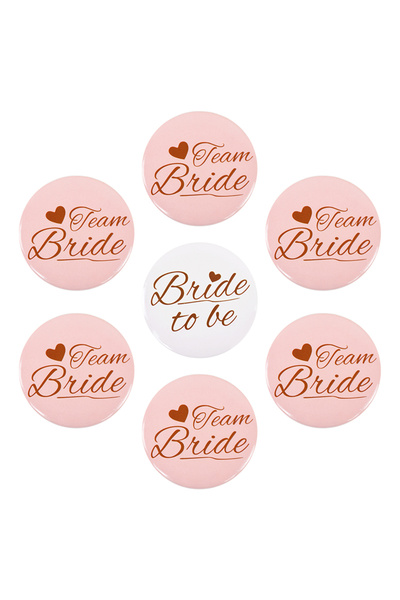 choice2 شارات العروس وفريق العروس من 7 قطع، 6/7 قطع، زينة حفلات توديع العزوبي...