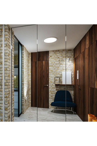 Braytron 18w Led Panel 3000K GünışığıSıva Altı Yuvarlak Spot Driver Hediye