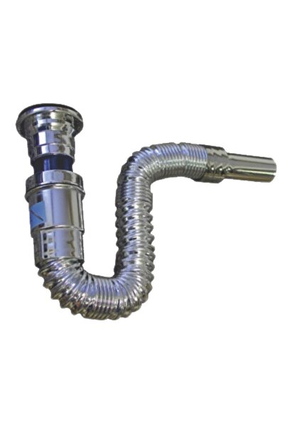 flores Professional flexible chrome siphon, 1"1/2 - 32 mm