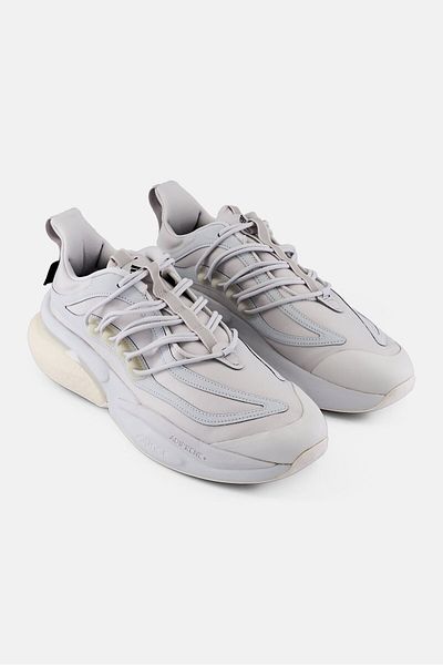 adidas Men Alphaboost V1 Lace Up Running Shoes, Light Grey
