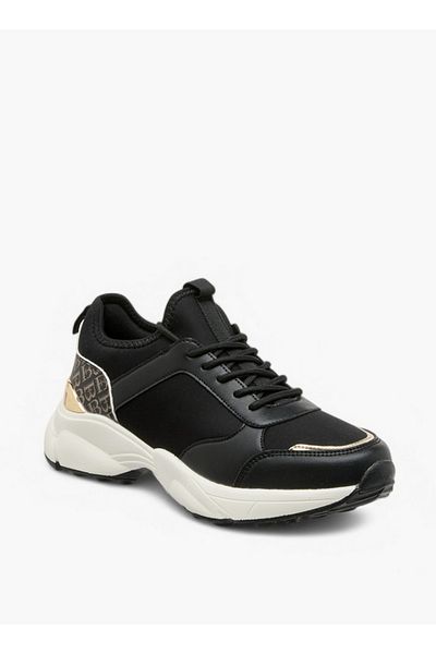 Flora Bella by Shoexpress Floral Bella Panelled Lace-Up Sneakers