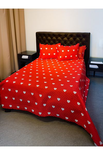 Faiend Double Dowry Pique Bed Cover Set 160X240 cm 2 Pillowcases Multi-Purpose Blanket