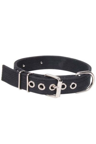 PUFO Doggy collar for medium or large dogs, 58 cm, black