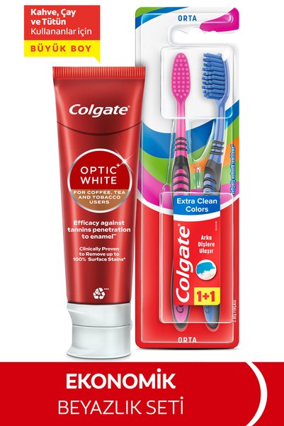Colgate Optic White Kahve, Çay Kullananlar Için Diş Macunu 125 Ml, Extra Clea...