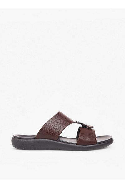 LBL by Shoexpress Buckle Accent Slip-On Arabic Sandals