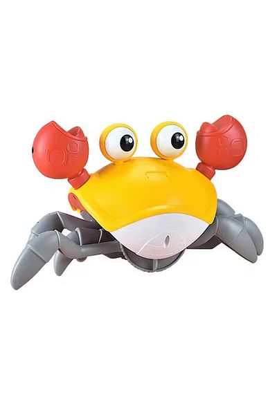 ABYZ Interactive toy that moves with sounds and lights, Crab, dimensions 23x14cm, color Orange