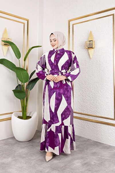 HARMAN BUTİK ΓΥΝΑΙΚΕΙΟ ΦΟΡΕΜΑ ΒΙΣΚΟΖΗΣ ΜΕ ΖΩΝΗ