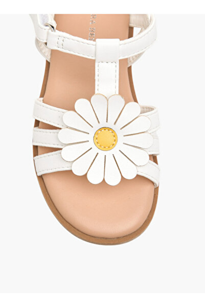 Flora Bella by Shoexpress Applique Detail Sandals with Hook and Loop Closure