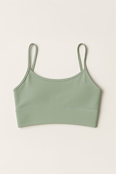 HNX Thin Strap Recovery Sports Bustier | Oil Green