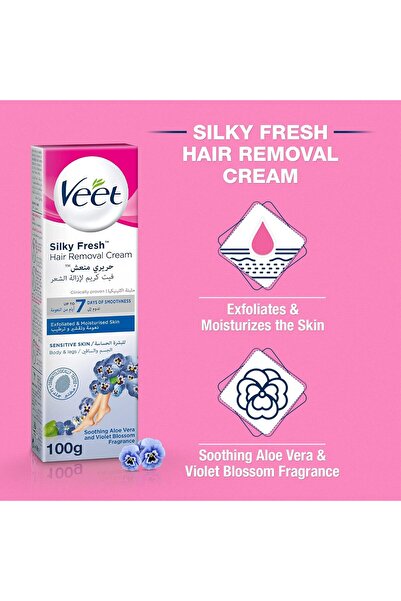 Veet Hair Removal Cream for Sensitive Skin, 100g