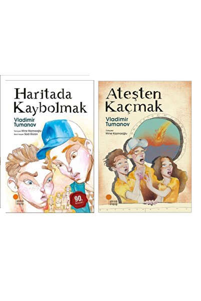Günışığı Kitaplığı Haritada Kaybolmak & Ateşten Kaçmak ( 2 Li Set) Günışığı K...