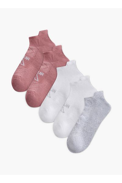 Oaklan by Shoexpress Logo Detail Ankle Length Socks - Set of 5