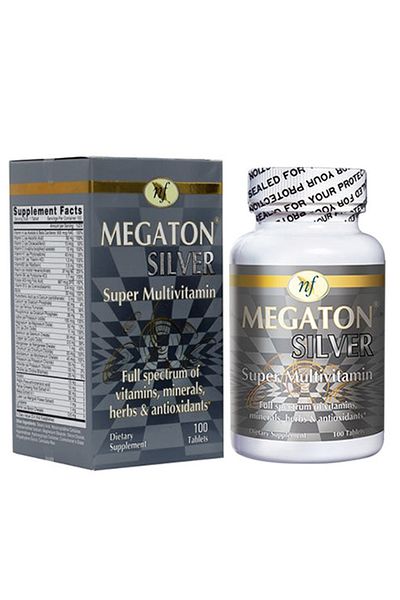 Natural Fervor Megaton Silver Super Multivitamin 100 Tablets