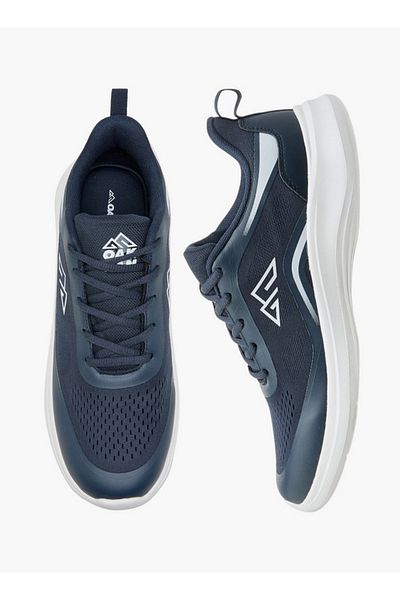 Oaklan by Shoexpress Textured Sports Shoes with Lace-Up Closure