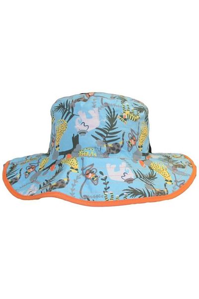 Banz Palarie Bebelusi Reversibila, Protectie Solara Upf50 , Jungle Light, Diverse Marimi