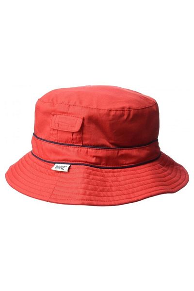 Banz Baby Bucket Hat, UPF50+ Sun Protection, Red, 6-24 luni