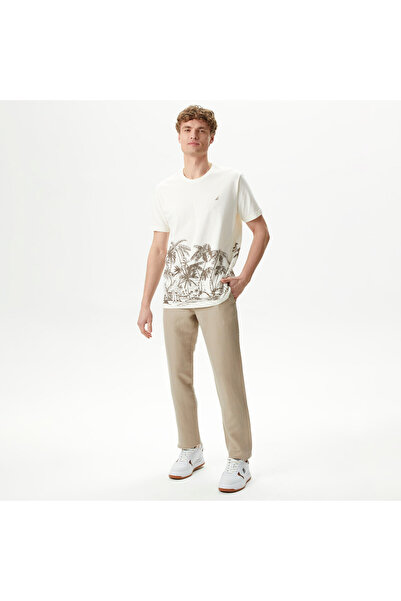 Nautica Erkek Bej Classic Fit Pantolon
