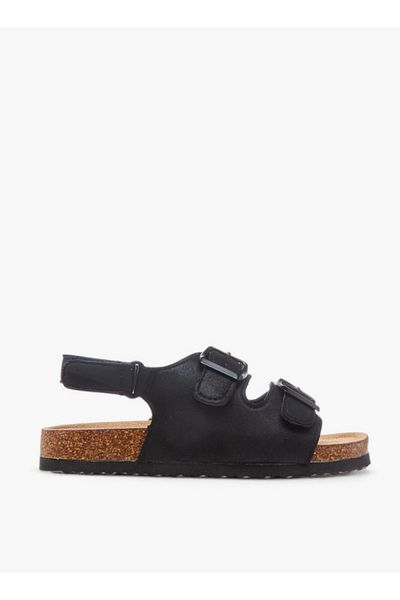 LBL by Shoexpress Buckle Accent Strap Sandals with Hook and Loop Closure