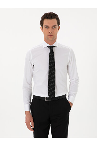 Cacharel Açık Mavi Slim Fit %100 Pamuk İtalyan Yaka Basic Gömlek 50270146-VR013