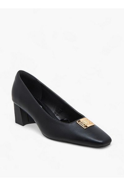 ELLE Women's Logo Accent Slip-On Shoes with Block Heels - J00391-011