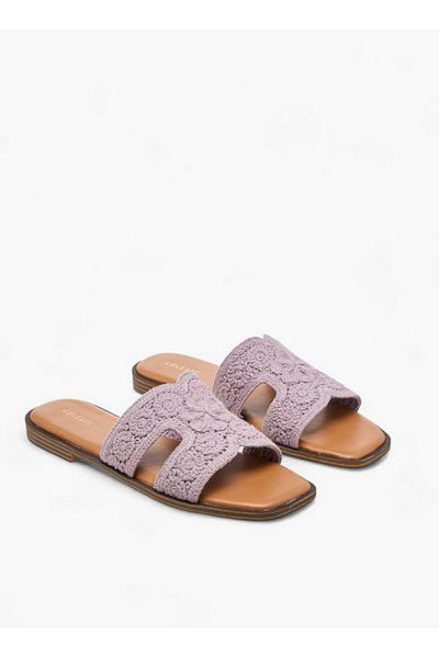 Celeste Women's Embroidered Slip-On Sandals