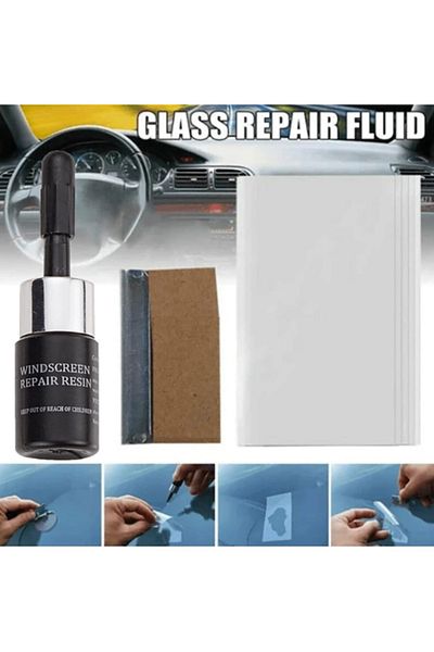 MACON Nano Glass Repair Kit – Windshield Crack & Chip Fix Tool for Car, Home & Mobile Screens