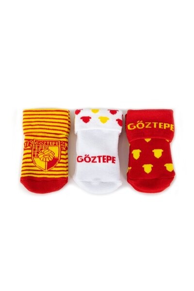 GOZGOZ Göztepe Üçlü Set Bebek Çorabı