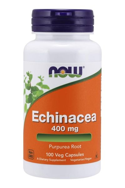 Now Foods Echinacea (Purpurea Root) 400 Mg. 100 Capsules