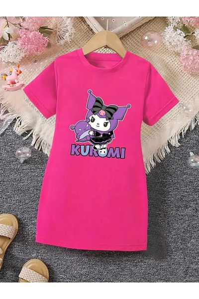 Keywest Girl's Kuromi Printed Mini Dress