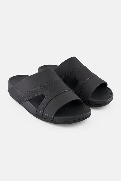 English Laundry Men Slip On Arabic Sandals, Grey