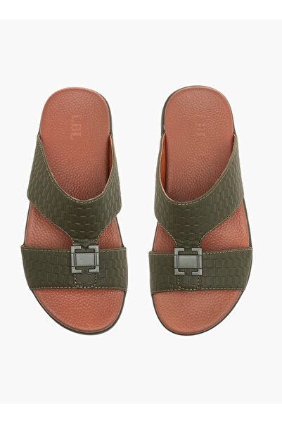 LBL by Shoexpress Metal Accent Slip-On Arabic Sandals