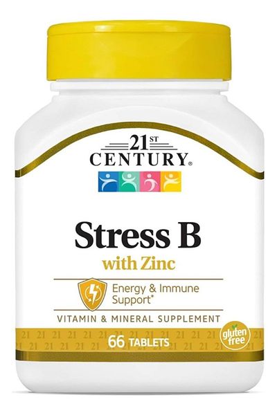 21st Century Stress B With Zinc - 66 Tabs