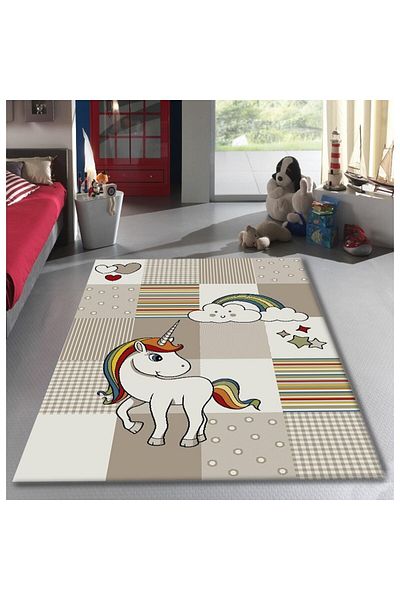 Merinos Covor MERINOS Diamond kids 21992 760-Bej, 80 X 150 cm densitate covor 3,2 KG/m², grosime covor 13 mm