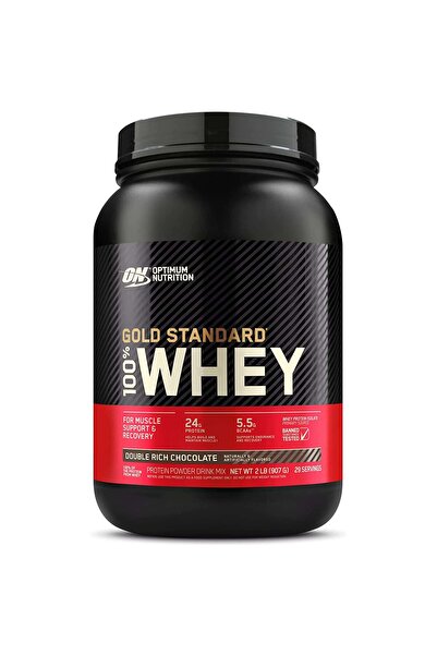 Optimum Nutrition Gold Standard 100% Whey Protein, Double Rich Chocolate, 2 LB
