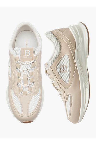 Flora Bella by Shoexpress Panelled Lace-Up Sneakers