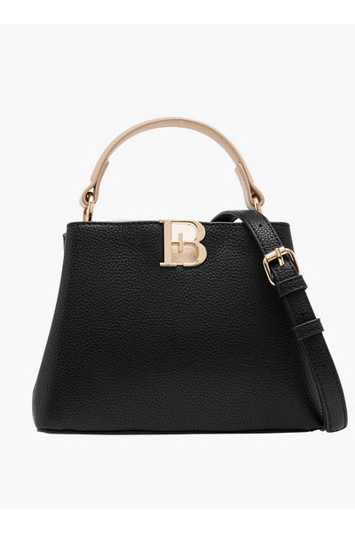 Flora Bella by Shoexpress Textured Crossbody Bag with Detachable Shoulder Strap and Top Handle